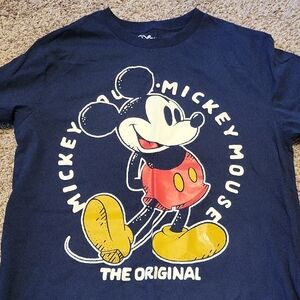 Disney Mickey Mouse Navy and Red Womens T-Shirt